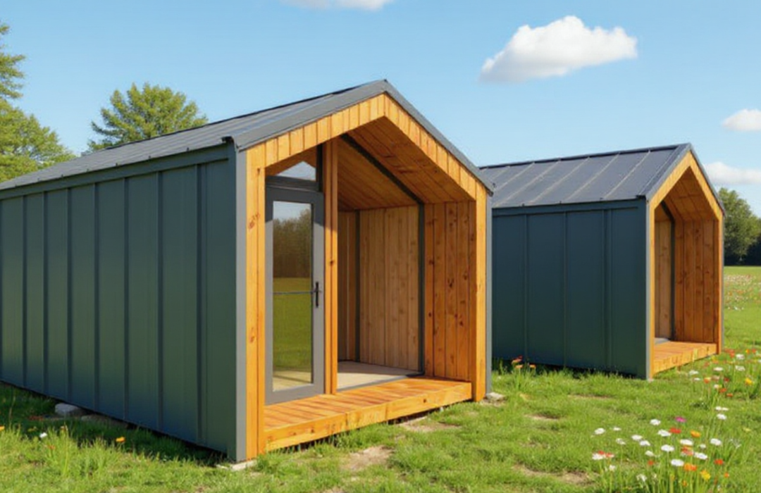 Glamping Pod with Apex roof