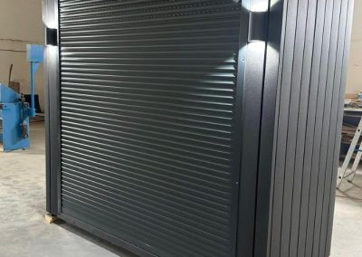 Chaigley Outdoor Kitchen Pod - closed shutter